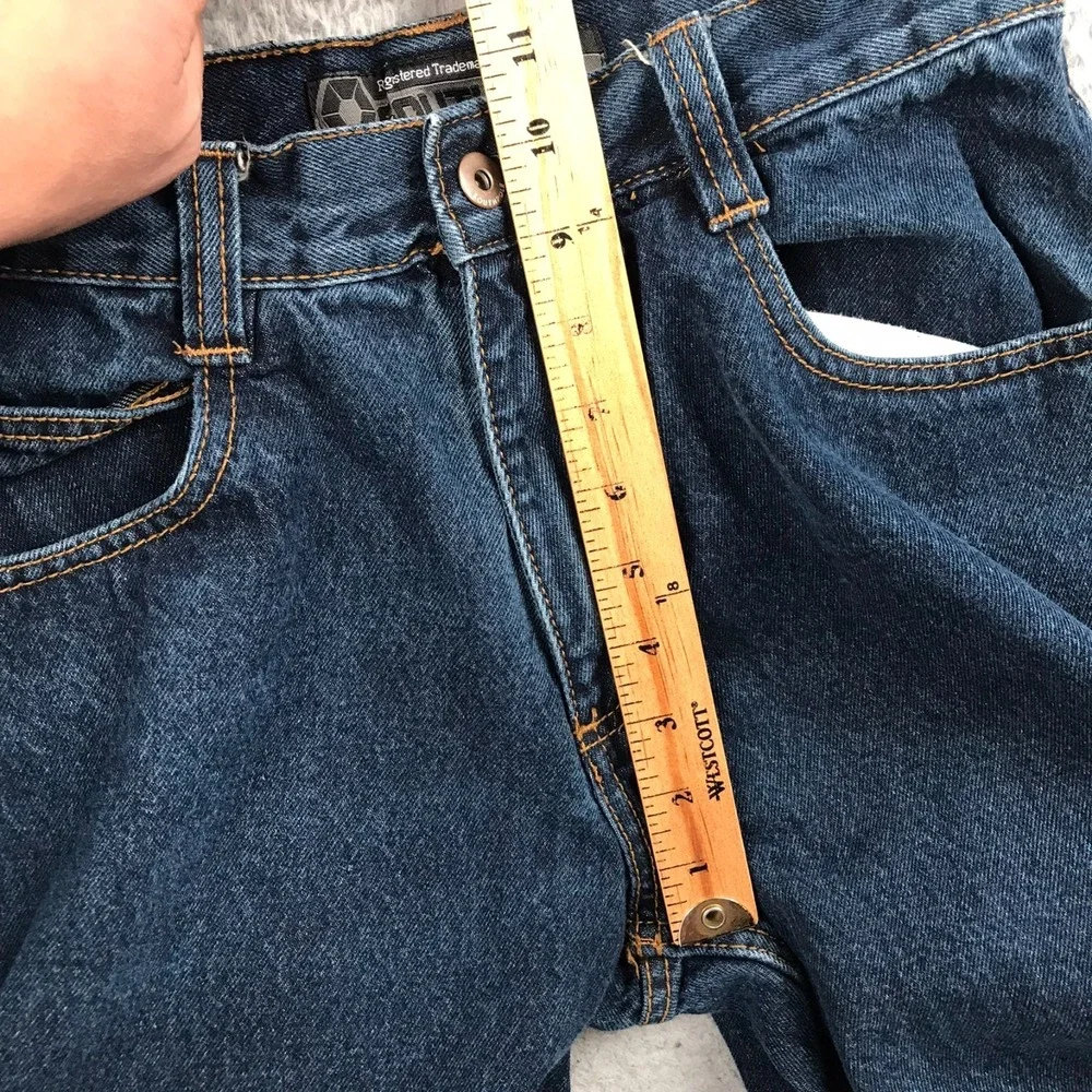 Southpole Jeans Mens 30 (29x29) Dark Wash Baggy Straight Vintage Y2K Hip Hop